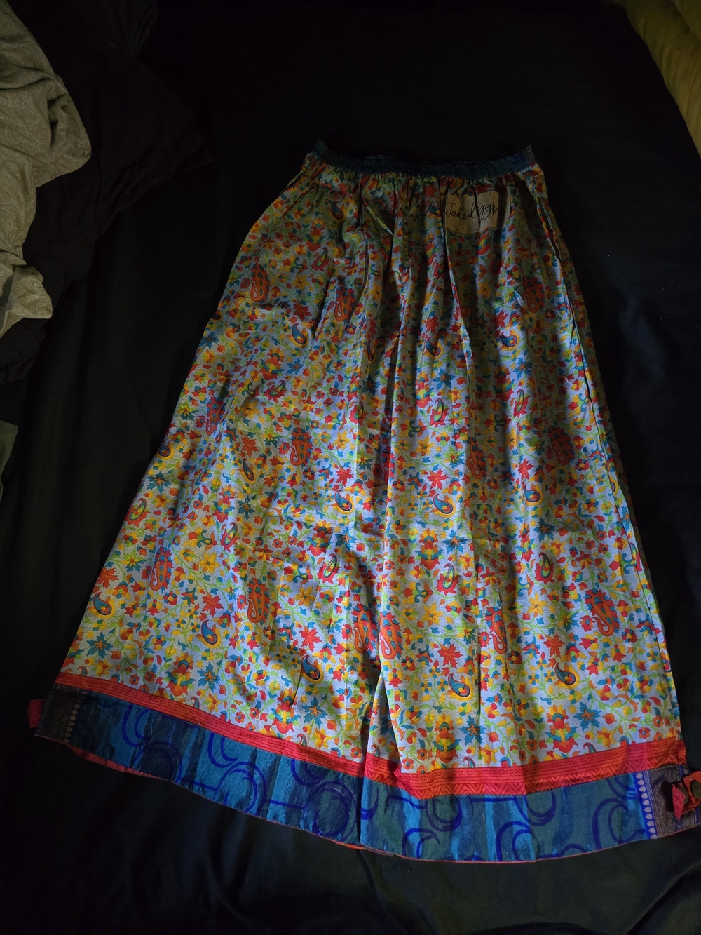 Multicolor Floral Maxi Skirt